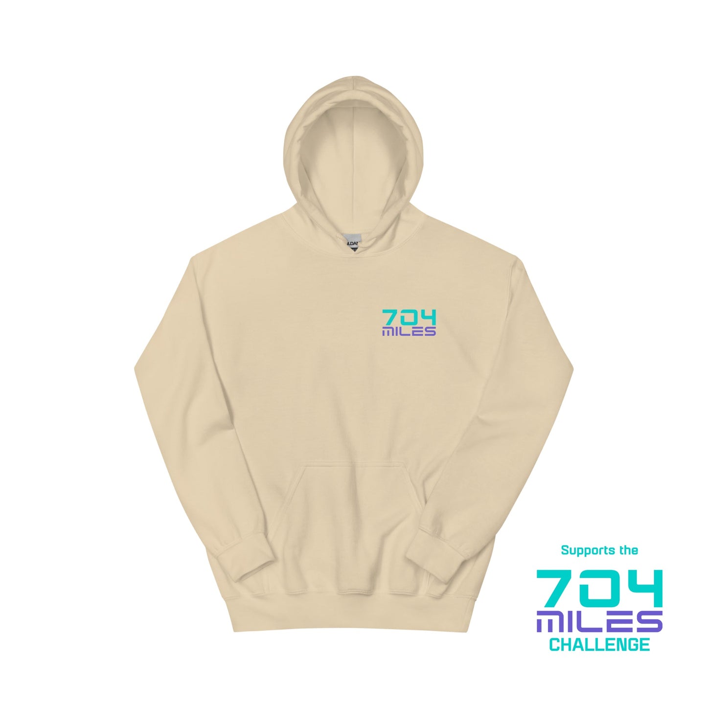 704 Miles - Hoodie - Hoodie - Creative Minds Wear - 8812244_12997
