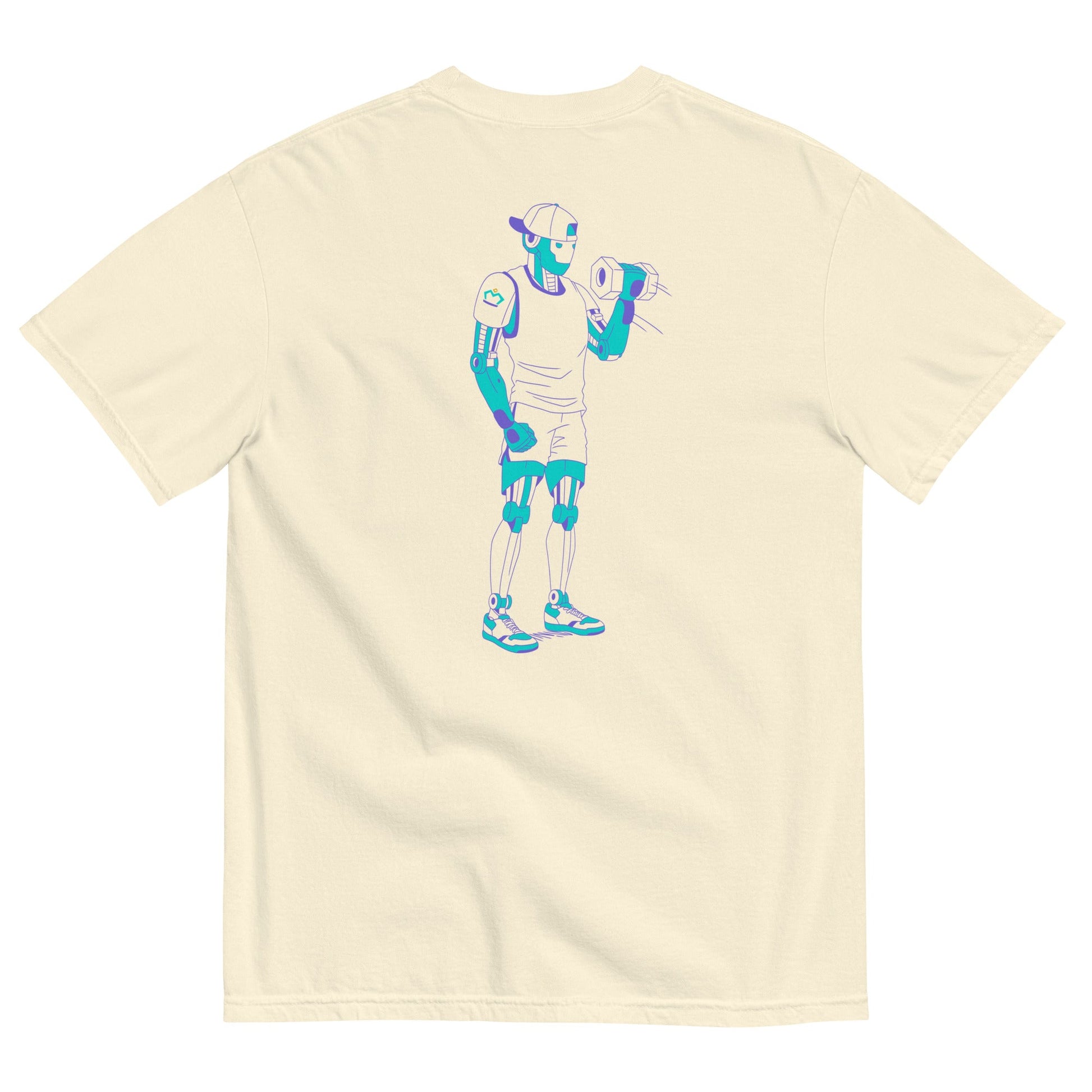 Lift City – Robot Gym Tee - T-Shirt - Creative Minds Wear - 7744790_16523