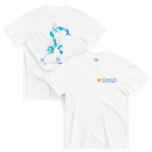 The Queen’s Kitchen – Robot Pickleball Tee - T-Shirt - Creative Minds Wear - 2712166_15124