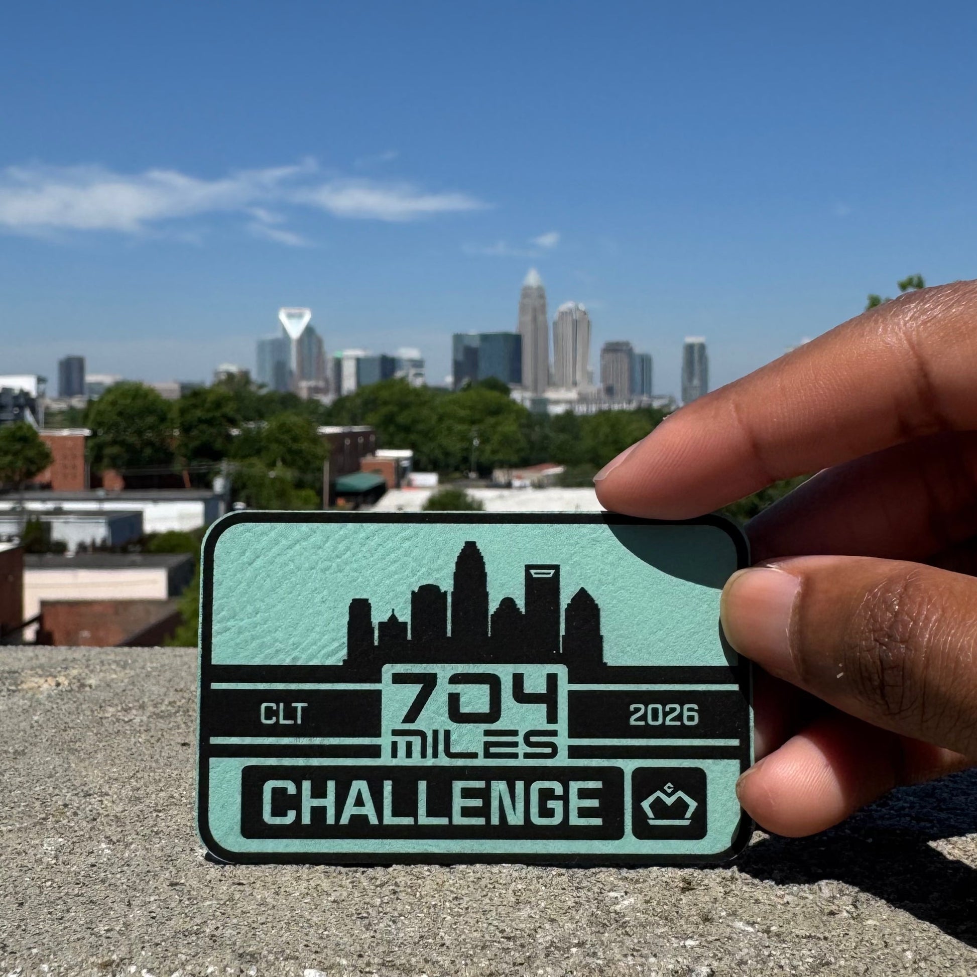 704 Miles 2026 Leather Patch - Patch - Creative Minds Wear - 