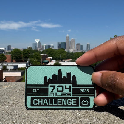 704 Miles 2026 Leather Patch - Patch - Creative Minds Wear - 