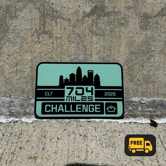 704 Miles 2026 Leather Patch - Patch - Creative Minds Wear - 