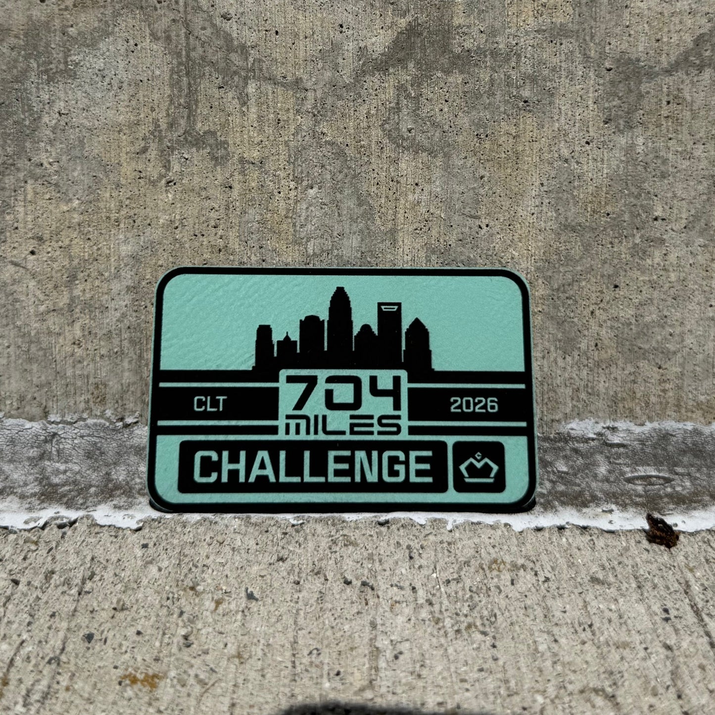 704 Miles 2026 Leather Patch - Patch - Creative Minds Wear - 