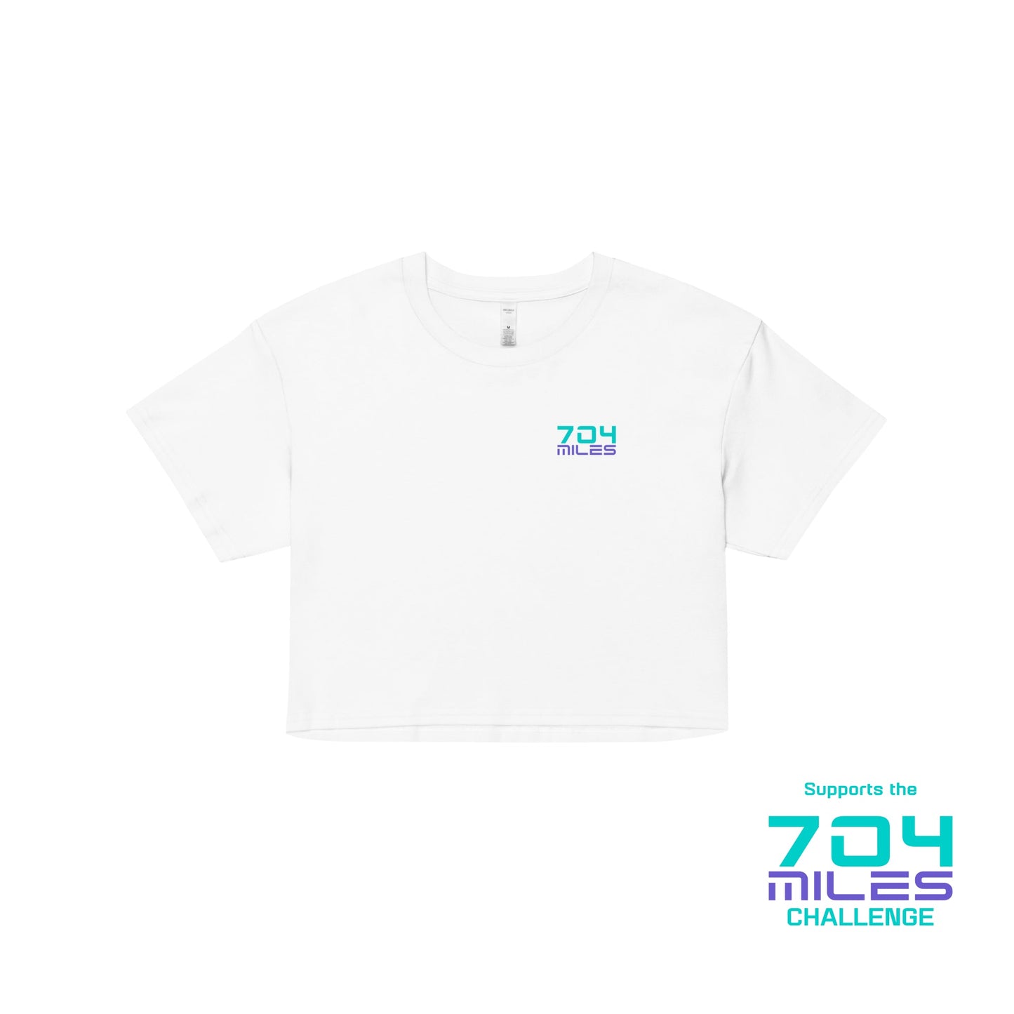 704 Miles - Crop Top - T-Shirt - Creative Minds Wear - 1428532_16119