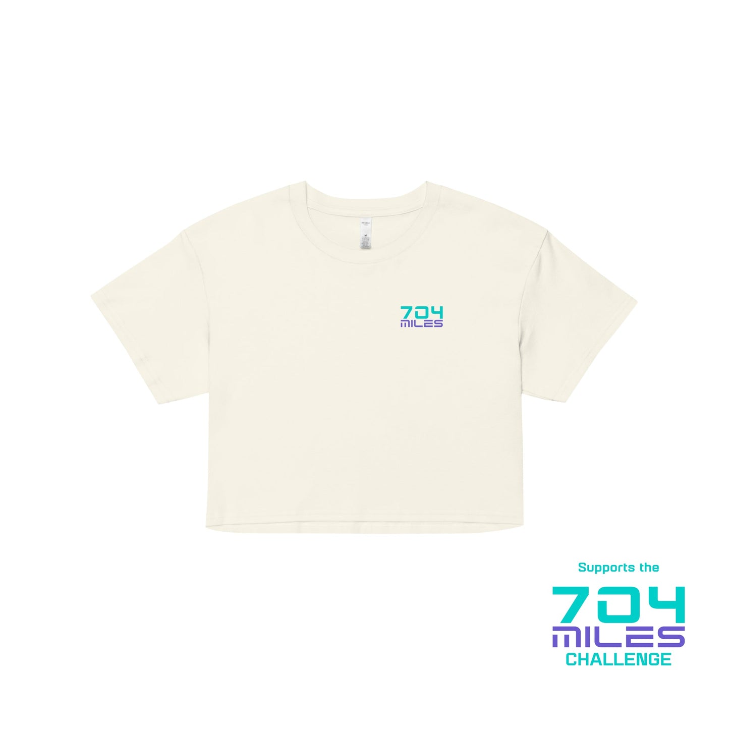 704 Miles - Crop Top - T-Shirt - Creative Minds Wear - 1428532_20228