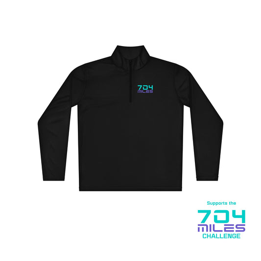 704 Miles - Quarter - Zip Pullover - Hoodie - Creative Minds Wear - 8797705_23160