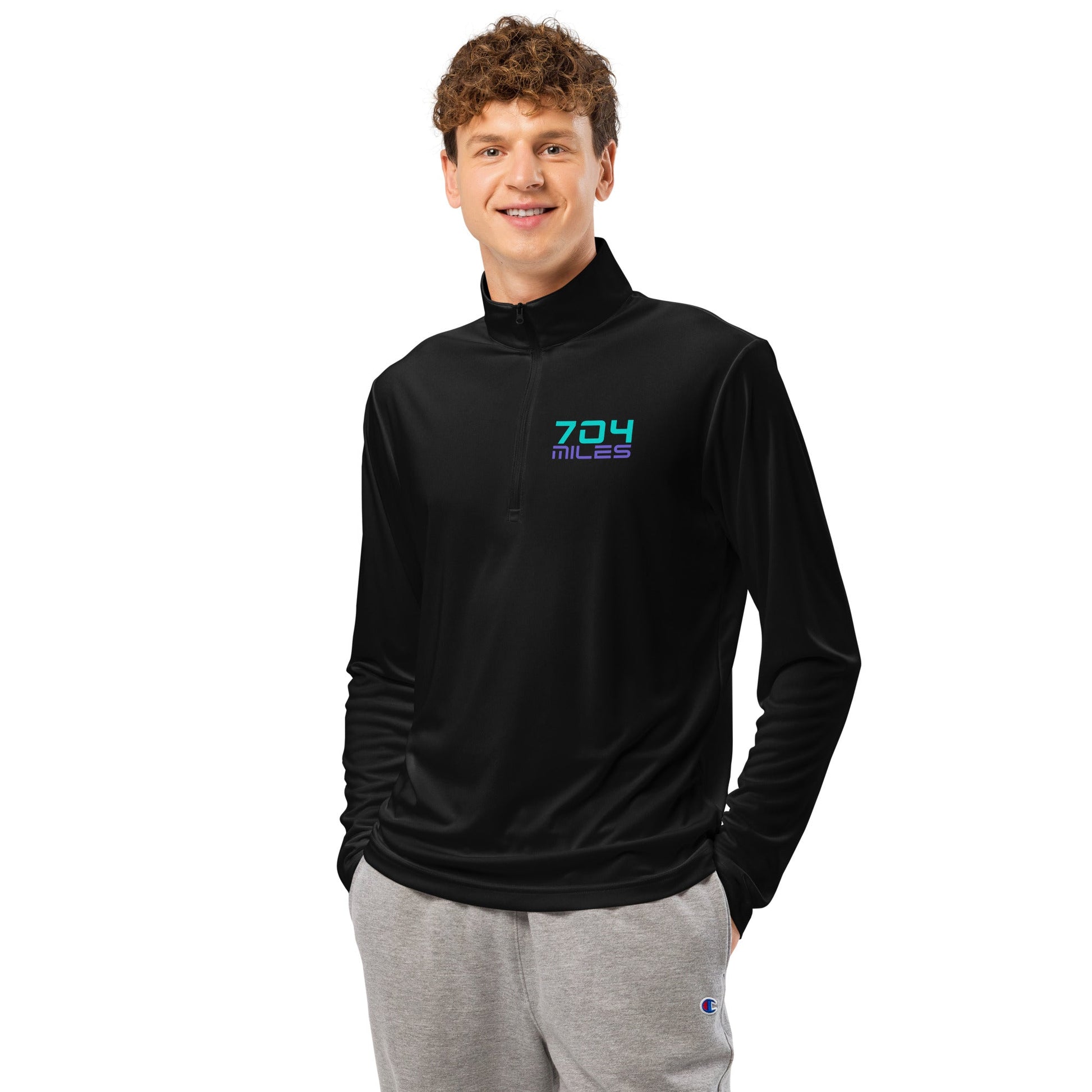 704 Miles - Quarter - Zip Pullover - Hoodie - Creative Minds Wear - 8797705_23160