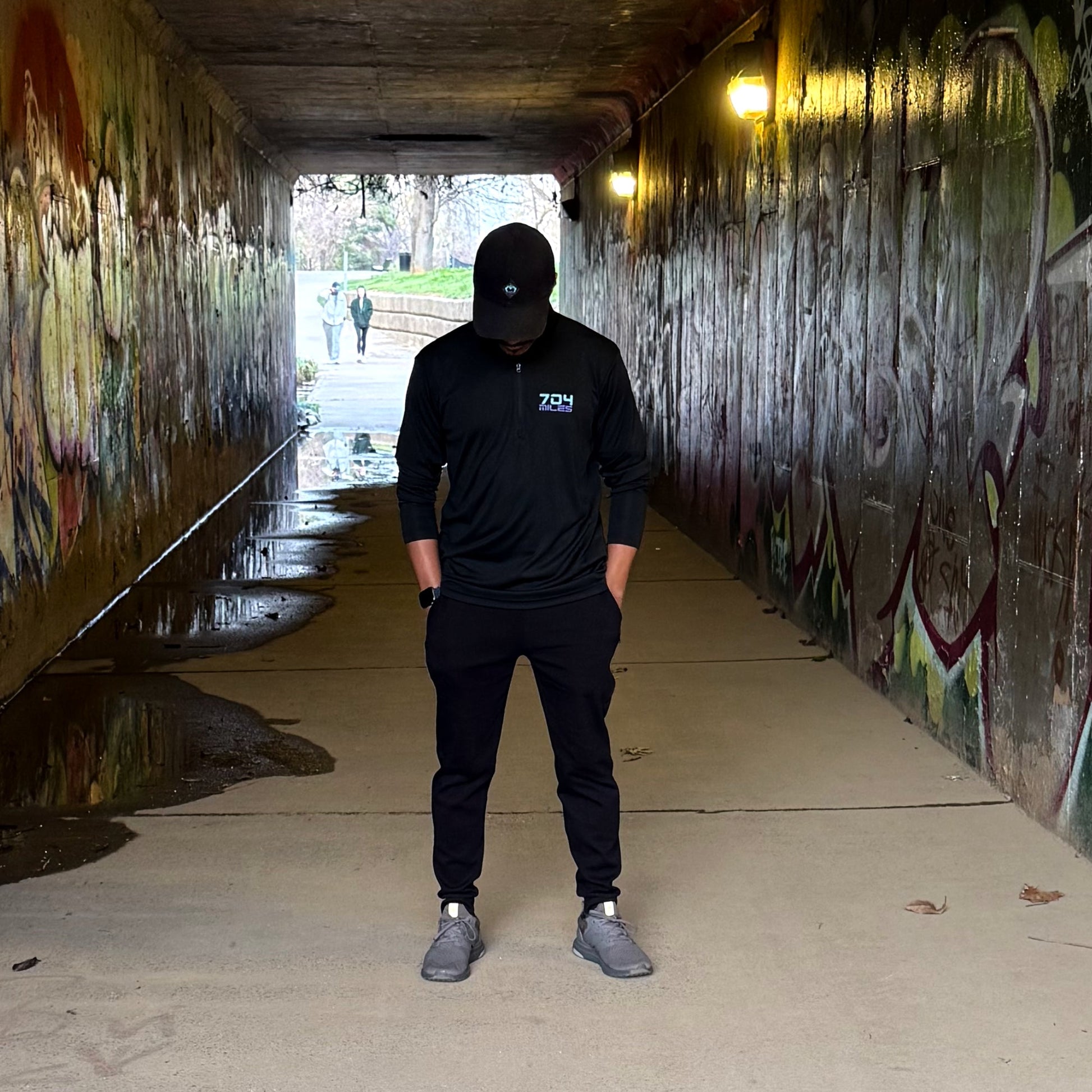 704 Miles - Quarter - Zip Pullover - Hoodie - Creative Minds Wear - 8797705_23160