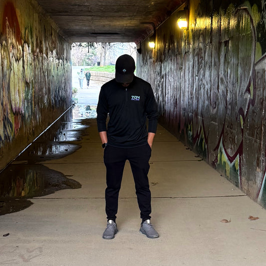 704 Miles - Quarter - Zip Pullover - Hoodie - Creative Minds Wear - 8797705_23160
