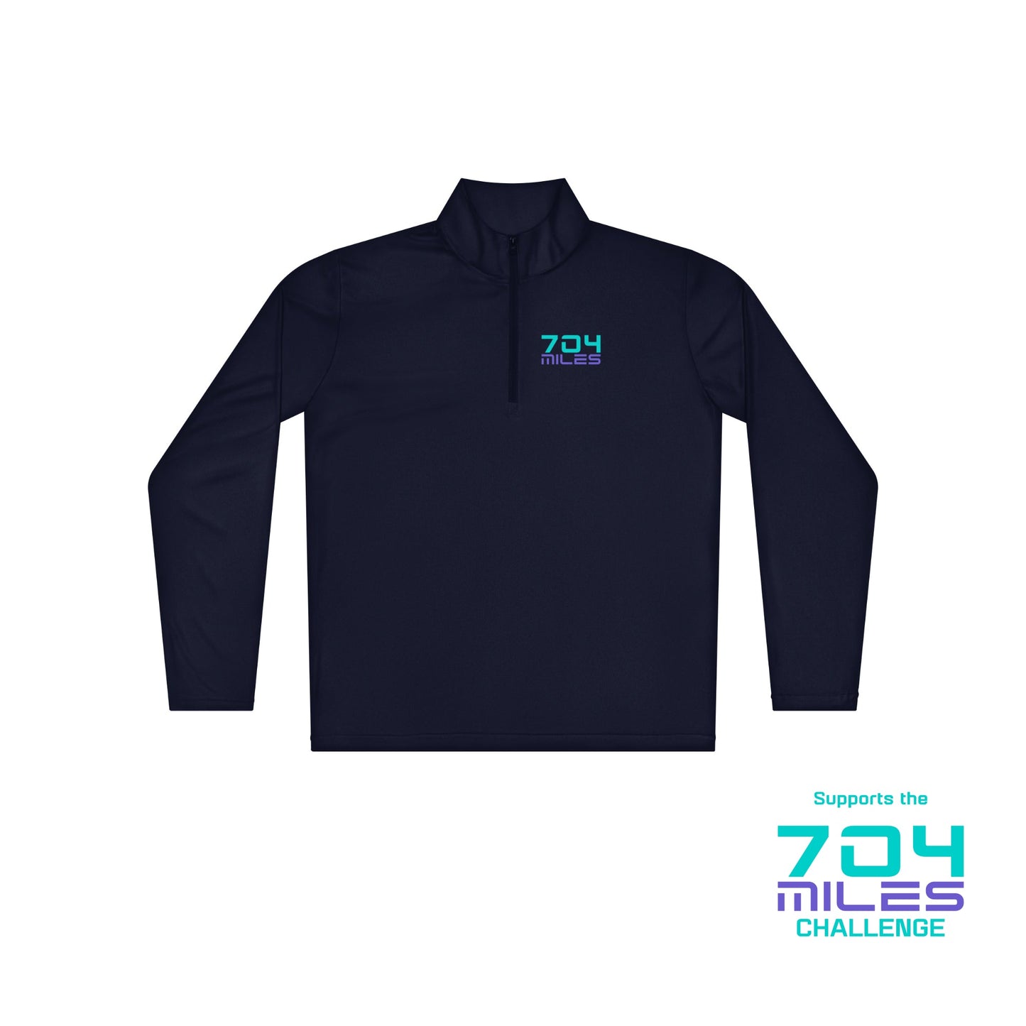 704 Miles - Quarter - Zip Pullover - Hoodie - Creative Minds Wear - 8797705_23164