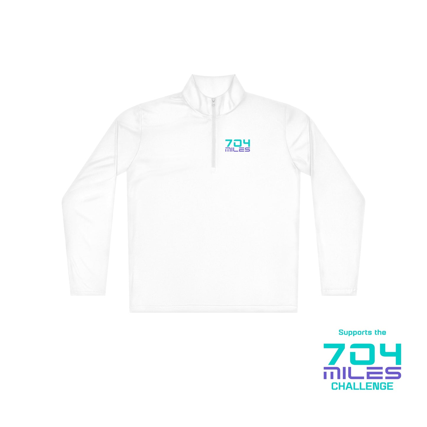 704 Miles - Quarter - Zip Pullover - Hoodie - Creative Minds Wear - 8797705_23167