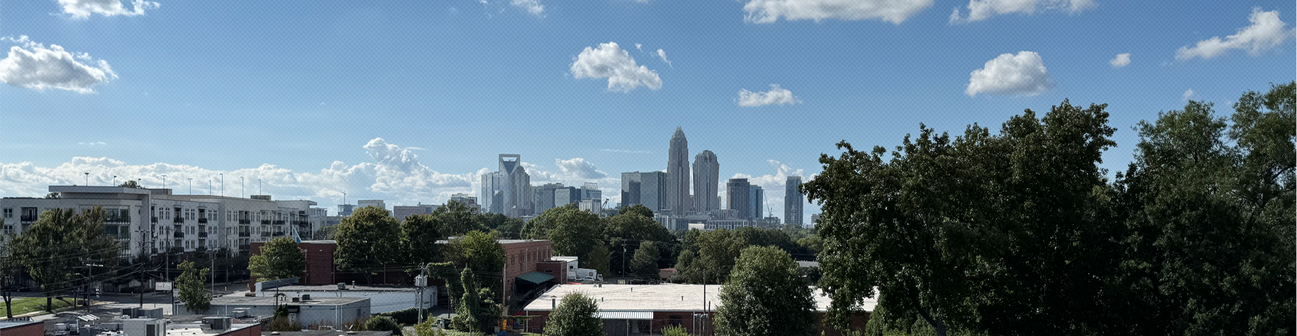 Charlotte Skyline Background Banner 02