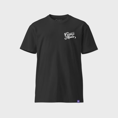 Creative Minds Core - Cursive Embroidered Tee - T-Shirt - Creative Minds Wear - APQ-5894475S6A1