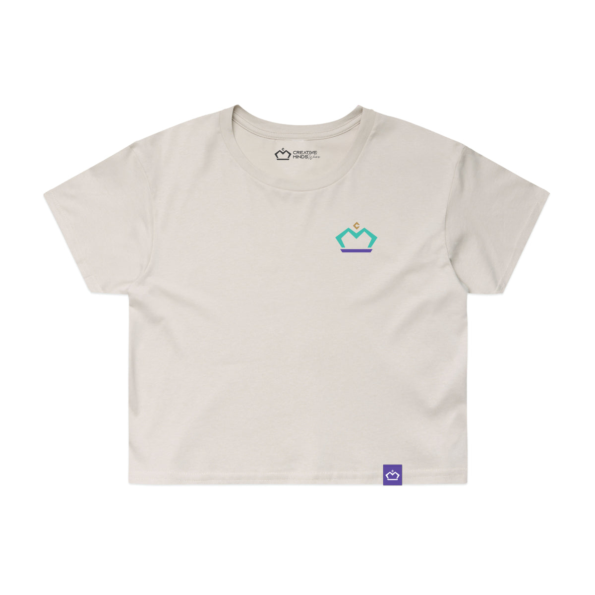 Creative Minds Core - Women’s Crop Tee - T-Shirt - Creative Minds Wear - APQ-6031875S5A1