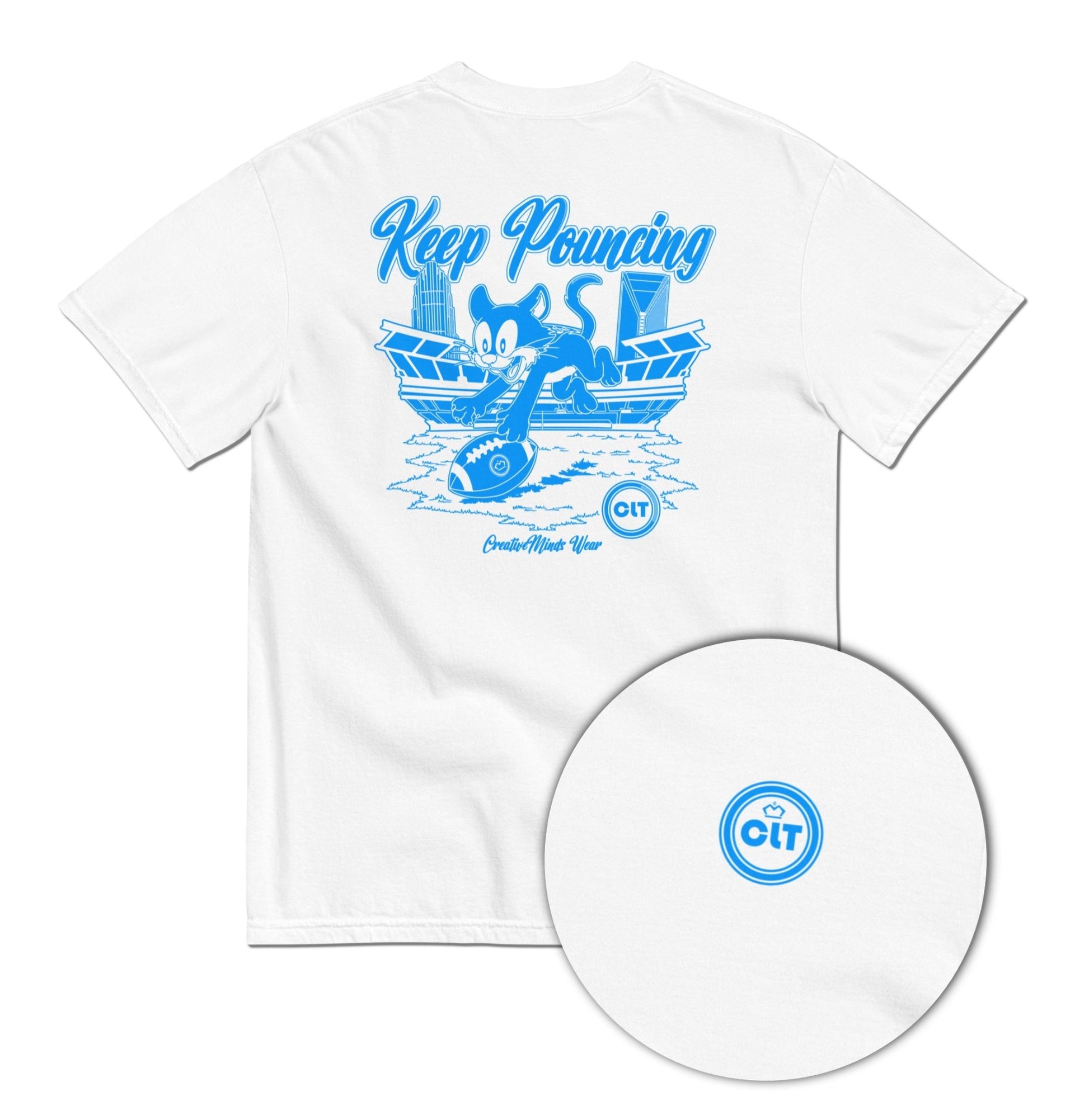 Keep Pouncing - Football Tee - T-Shirt - Creative Minds Wear - 9570835_15124