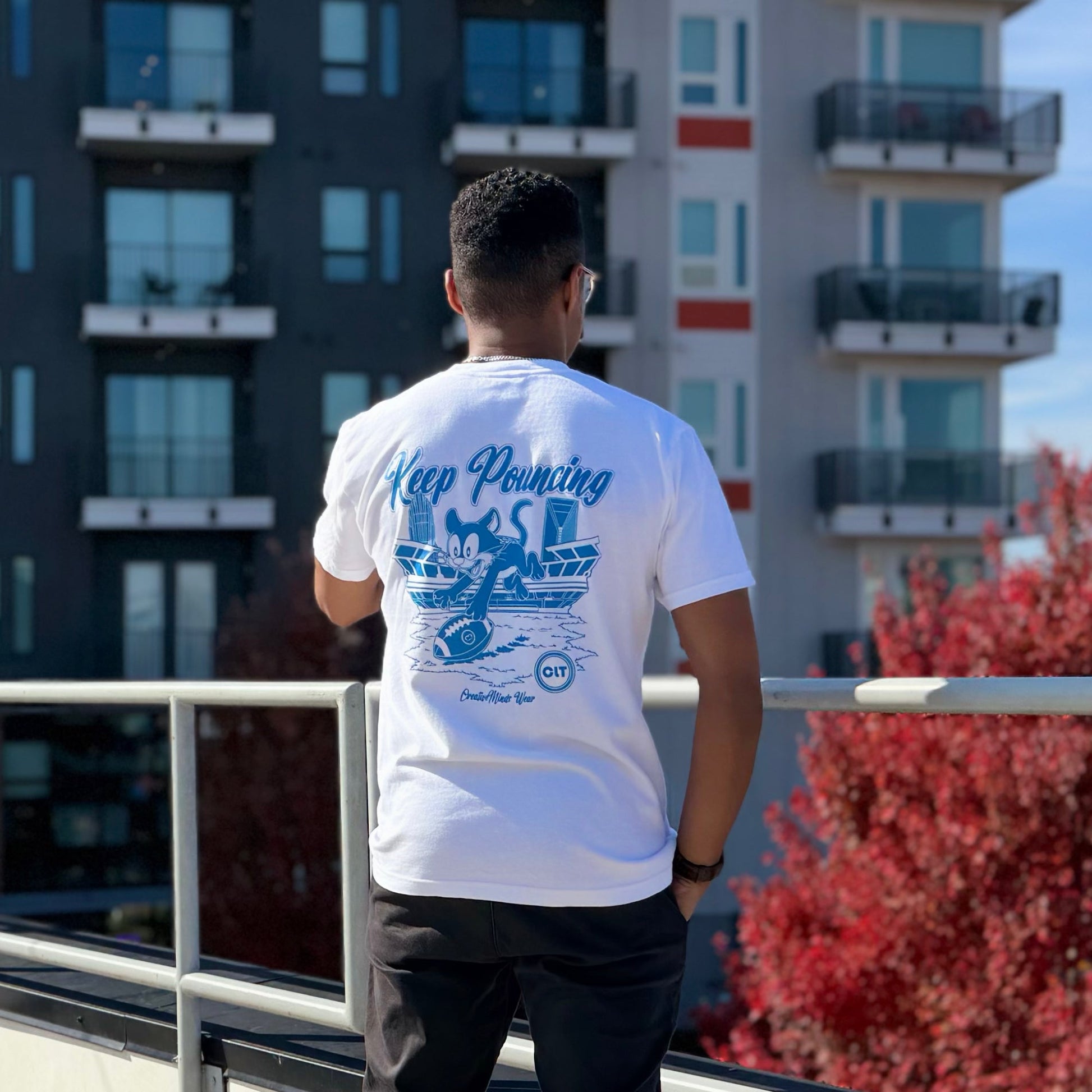 Keep Pouncing - Football Tee - T-Shirt - Creative Minds Wear - 9570835_15124