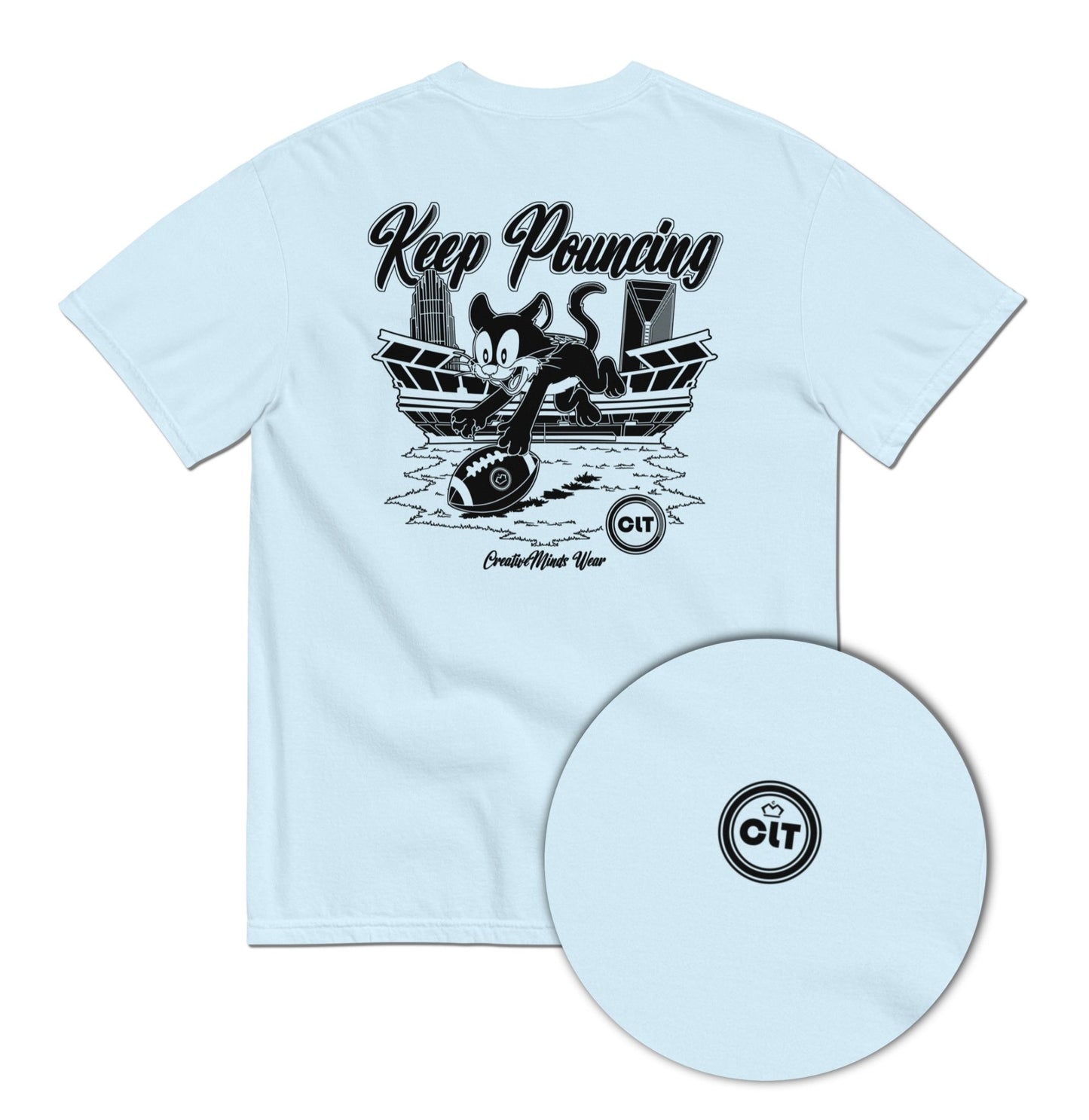 Keep Pouncing - Football Tee - T-Shirt - Creative Minds Wear - 9570835_17648