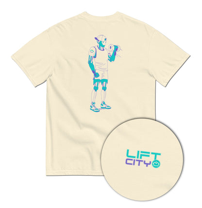 Lift City – Robot Gym Tee - T-Shirt - Creative Minds Wear - 7744790_16523